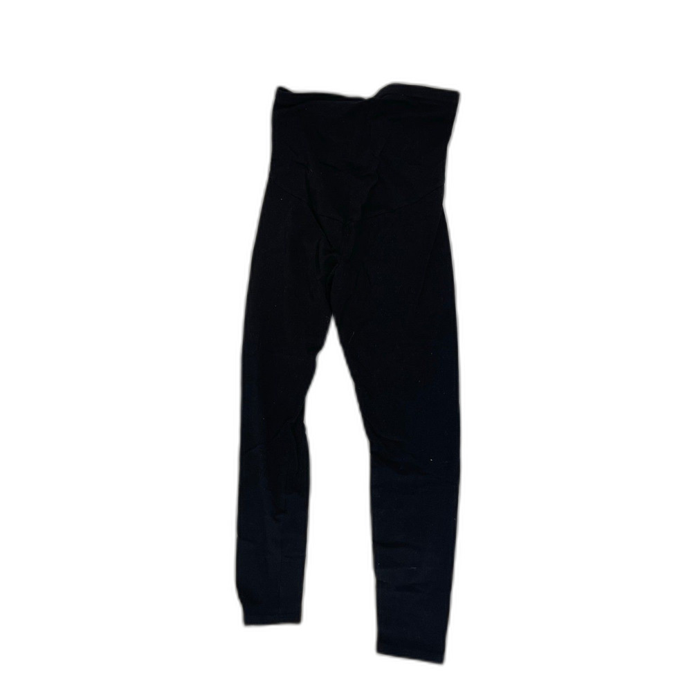 HUE Women's Maternity Cotton Legging - M,black- Gently used